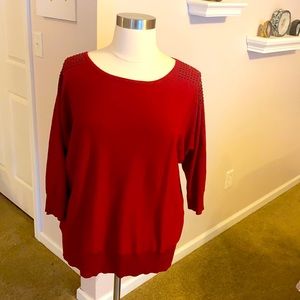 NWOT Cable & Gauge 2x Sweater with studded detail